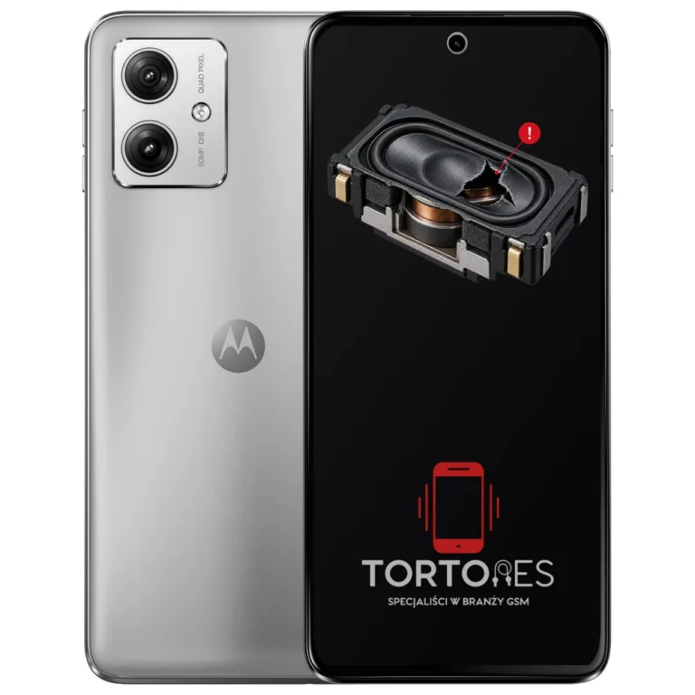 Motorola Moto G54 5G Power Edition z symbolem głośnika multimedialnego - wymiana głośnika multimedialnego
