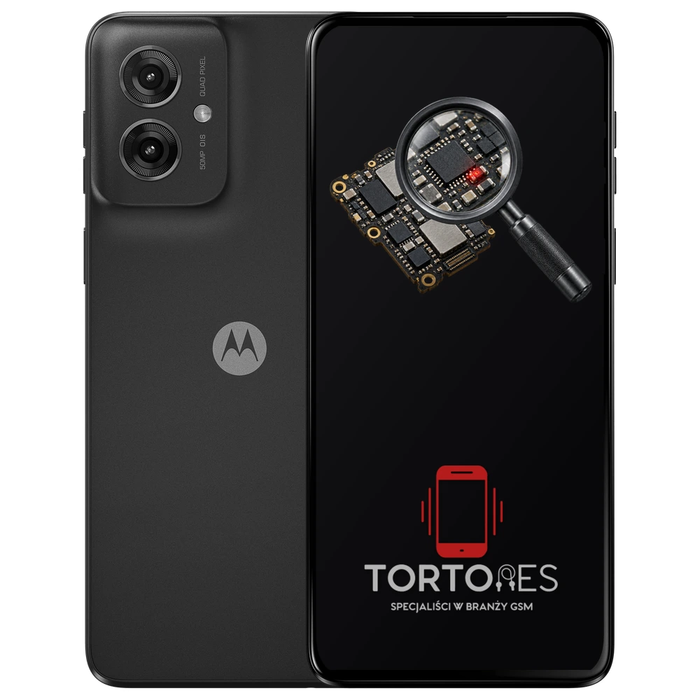 Motorola Moto G55 5G z symbolem diagnostyki - diagnoza telefonu