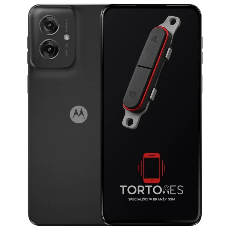 Motorola Moto G55 5G z symbolem przycisków - naprawa przycisków włączania i głośności