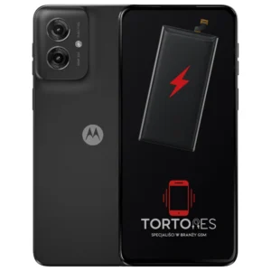 Motorola Moto G55 5G z ilustracją baterii - wymiana baterii
