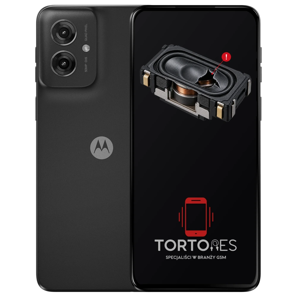Motorola Moto G55 5G z symbolem głośnika multimedialnego - wymiana głośnika multimedialnego