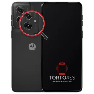 Motorola Moto G55 5G z lupą na tylnych aparatach - wymiana tylnej kamery