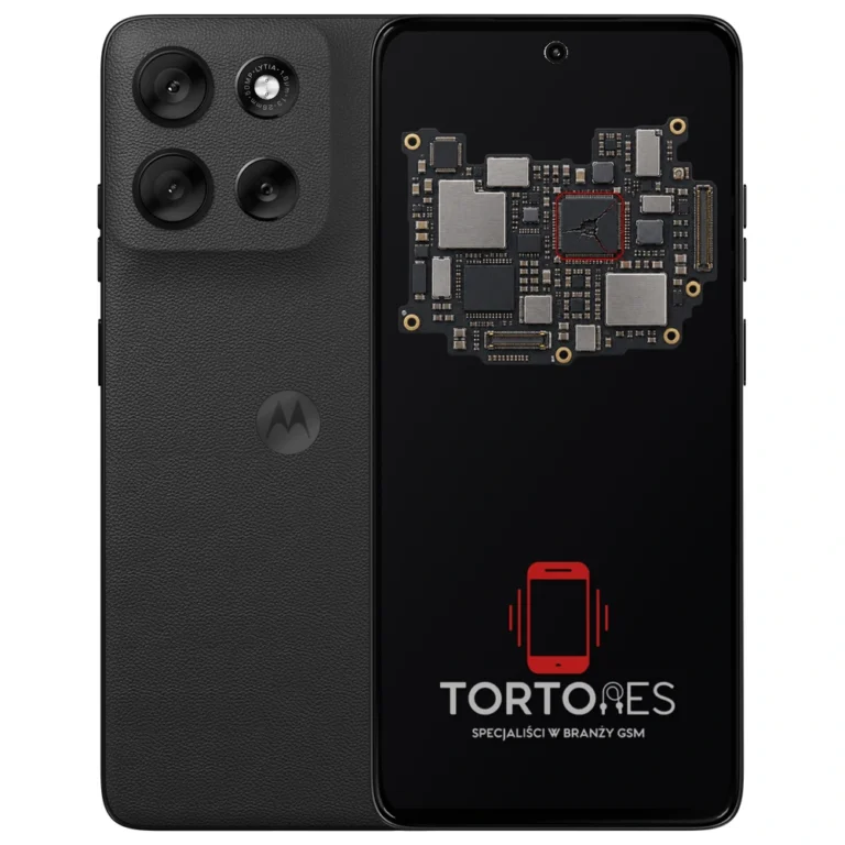 Motorola Moto G56 5G z ilustracją płyty głównej - naprawa płyty głównej