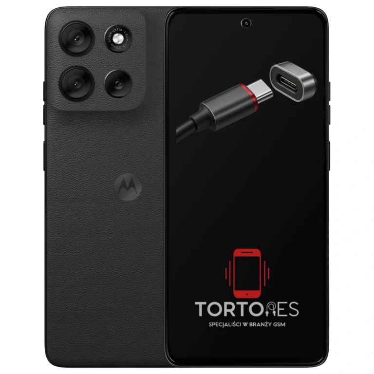 Motorola Moto G56 5G z ilustracją złącza ładowania - naprawa złącza ładowania