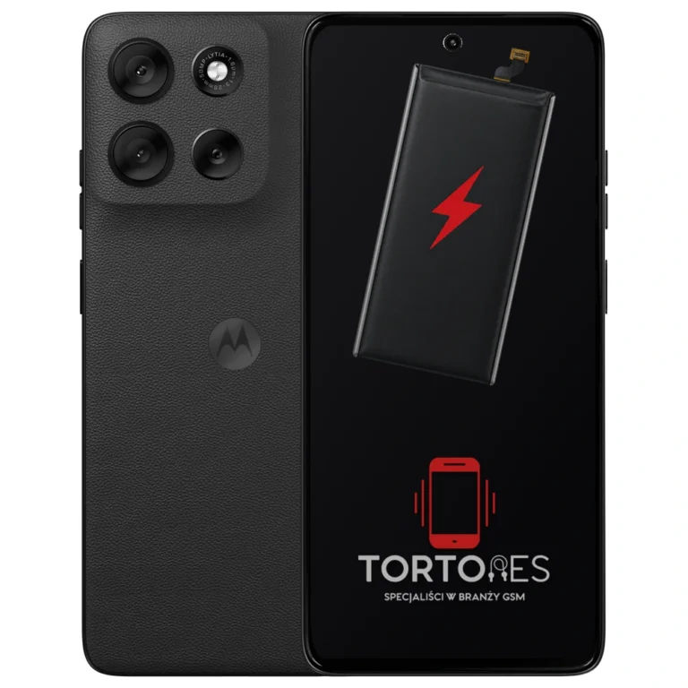 Motorola Moto G56 5G z ilustracją baterii - wymiana baterii