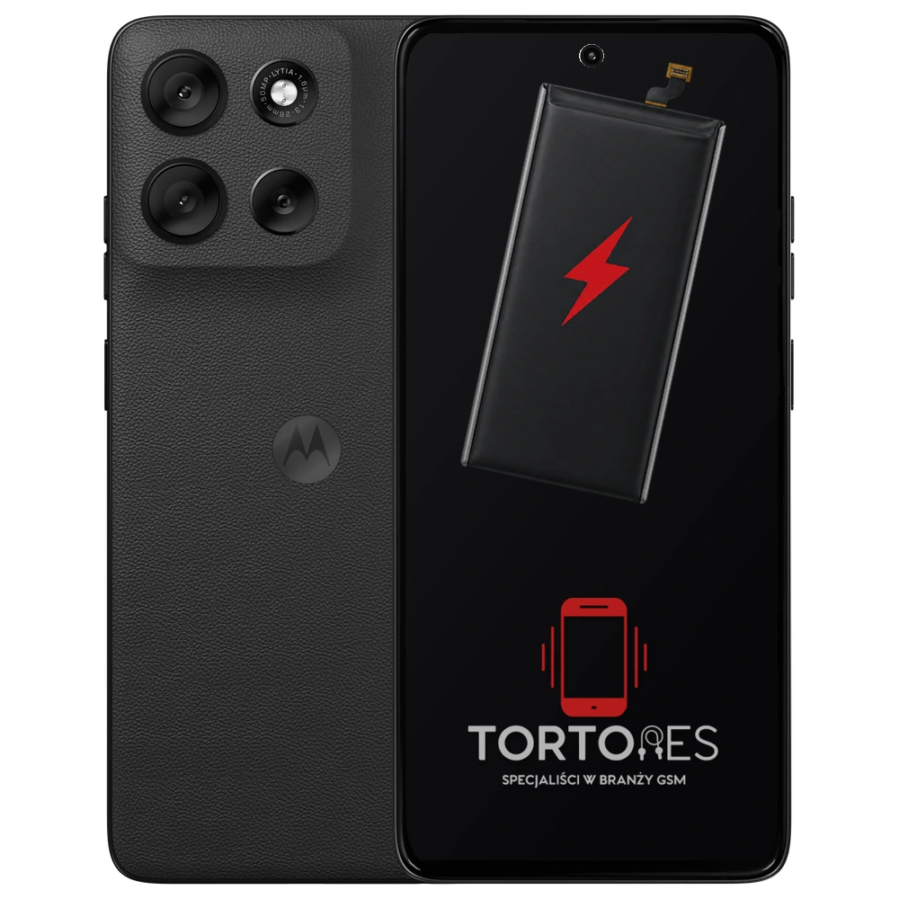 Motorola Moto G56 5G z ilustracją baterii - wymiana baterii