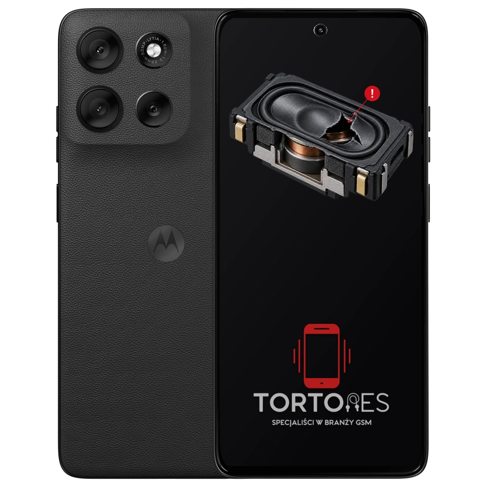 Motorola Moto G56 5G z symbolem głośnika multimedialnego - wymiana głośnika multimedialnego