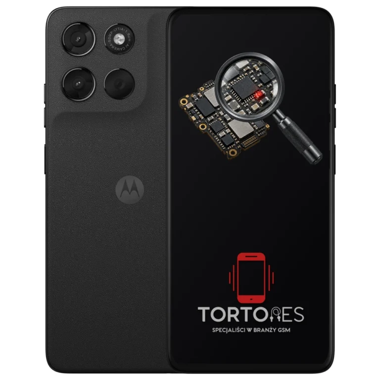 Motorola Moto G57 Power 5G z symbolem diagnostyki - diagnoza telefonu