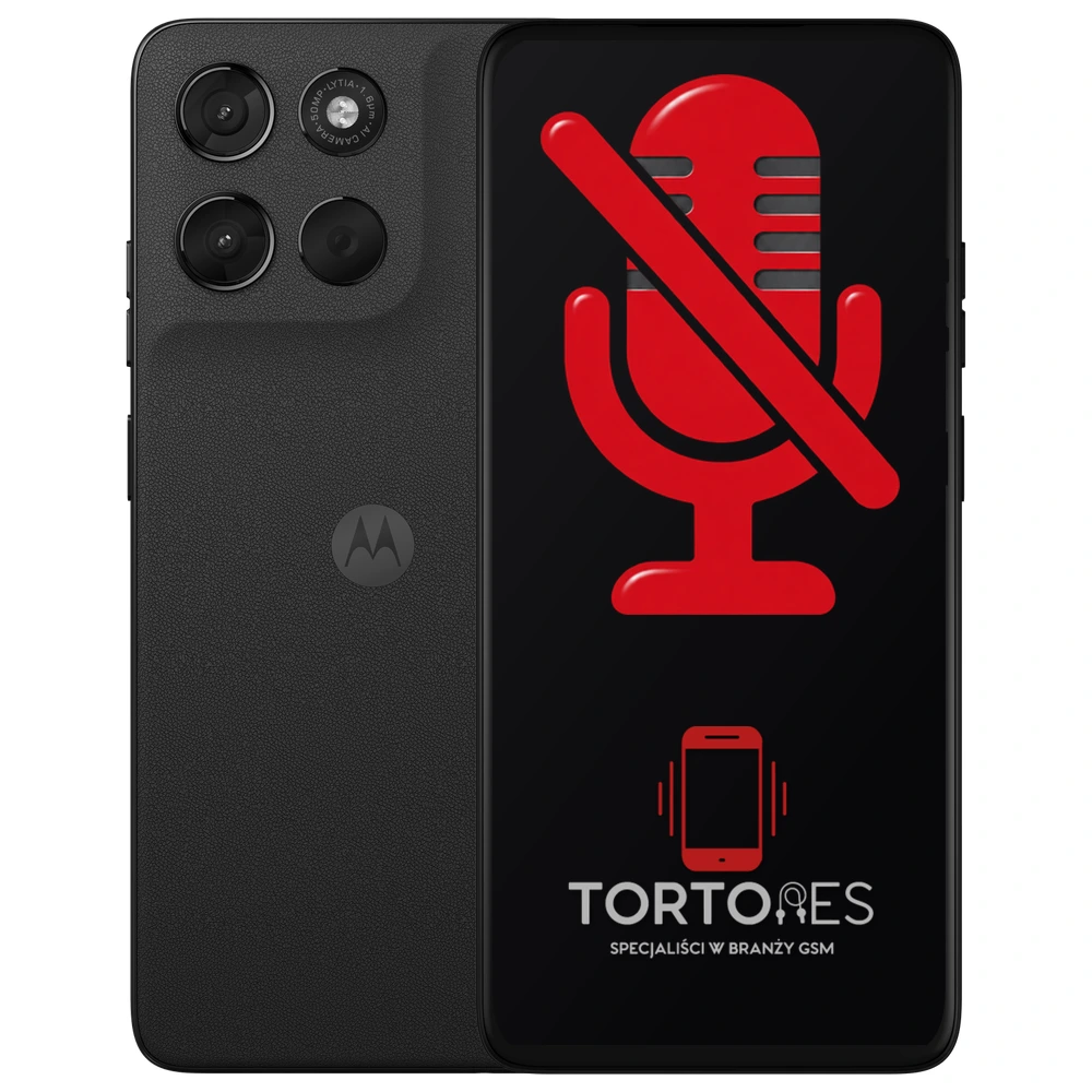 Motorola Moto G57 Power 5G z symbolem mikrofonu - naprawa mikrofonu
