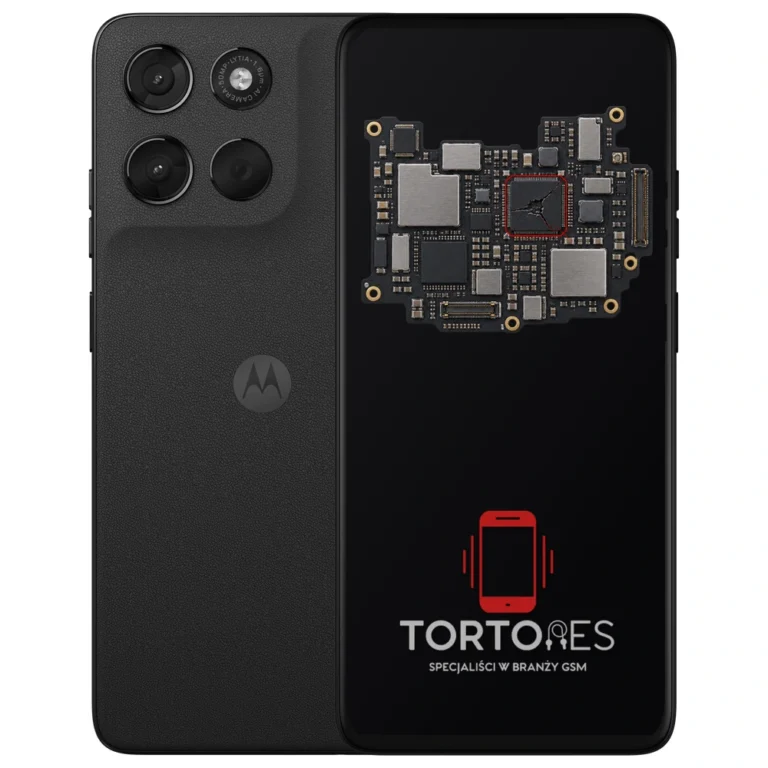 Motorola Moto G57 Power 5G z ilustracją płyty głównej - naprawa płyty głównej