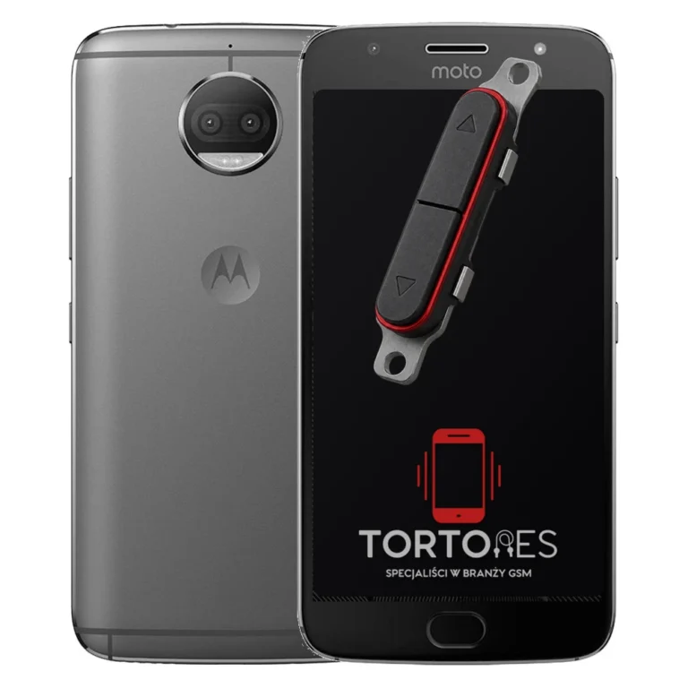 Motorola Moto G5S Plus z symbolem przycisków - naprawa przycisków włączania i głośności