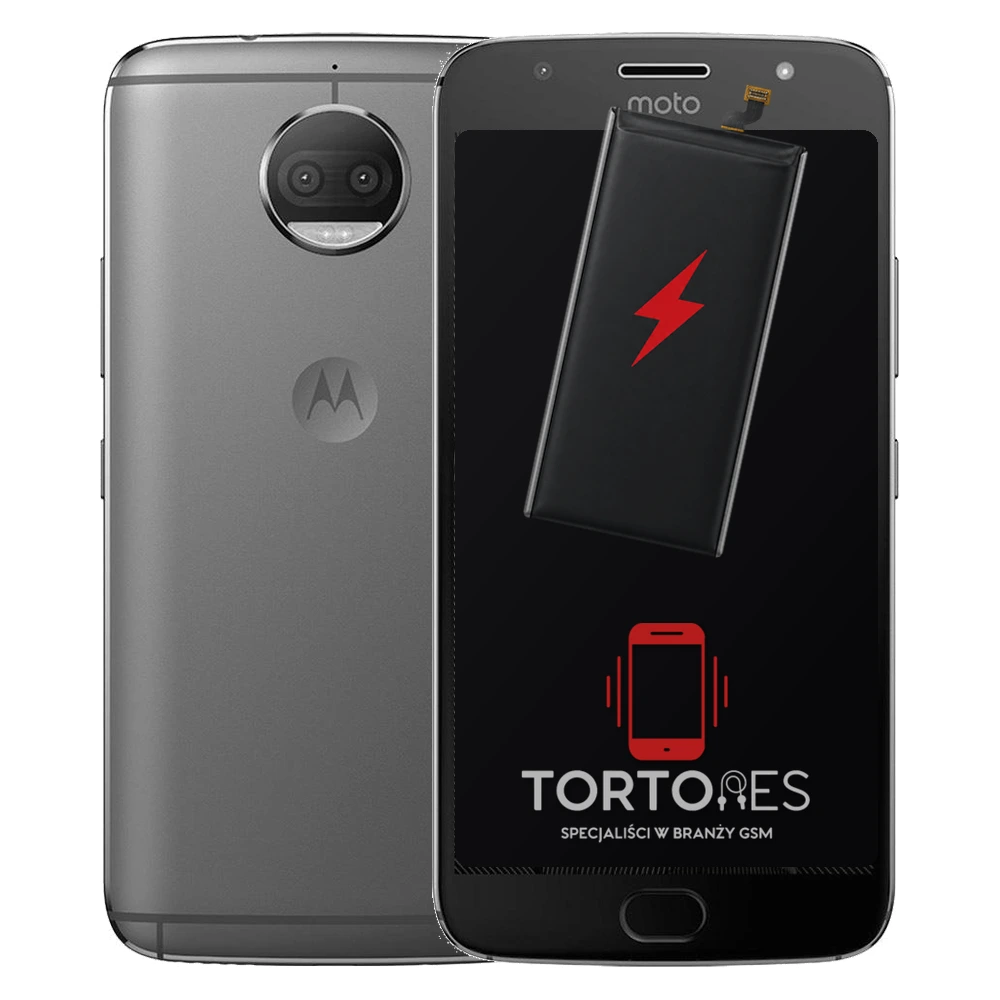 Motorola Moto G5S Plus z ilustracją baterii - wymiana baterii