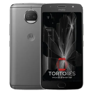 Motorola Moto G5S Plus z ilustracją pękniętego wyświetlacza - wymiana zbitego wyświetlacza