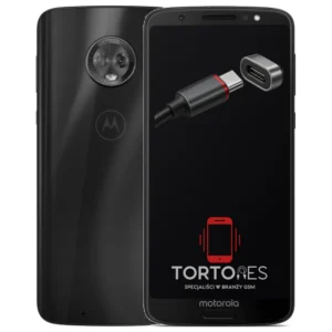 Motorola Moto G6 z ilustracją złącza ładowania - naprawa złącza ładowania