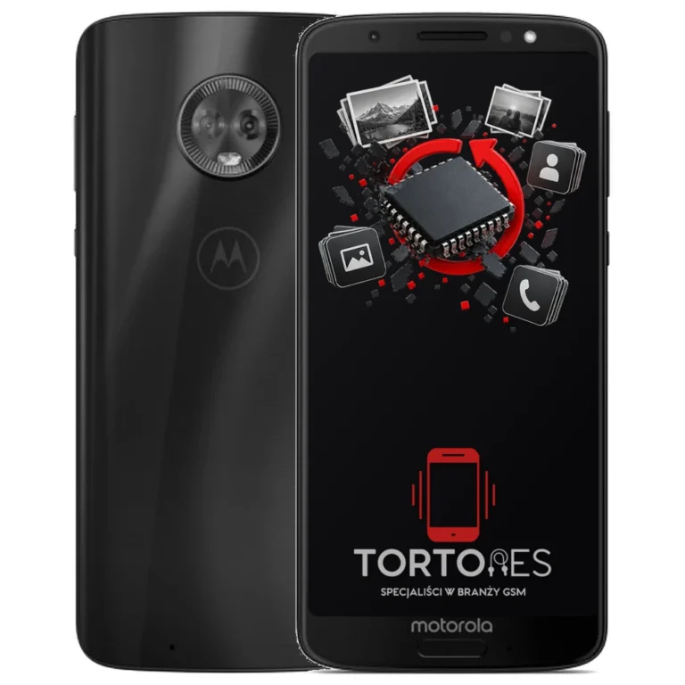 Motorola Moto G6 z ilustracją odzyskiwania danych - odzyskiwanie danych