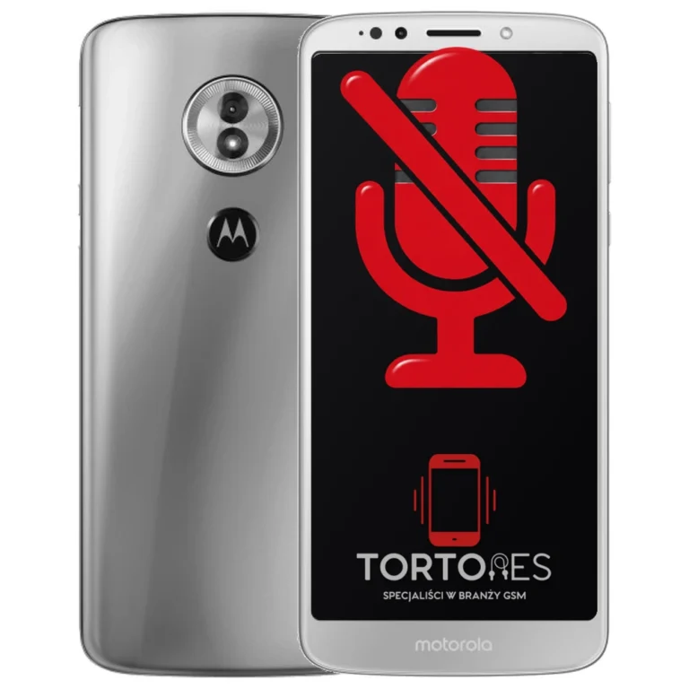 Motorola Moto G6 Play z symbolem mikrofonu - naprawa mikrofonu