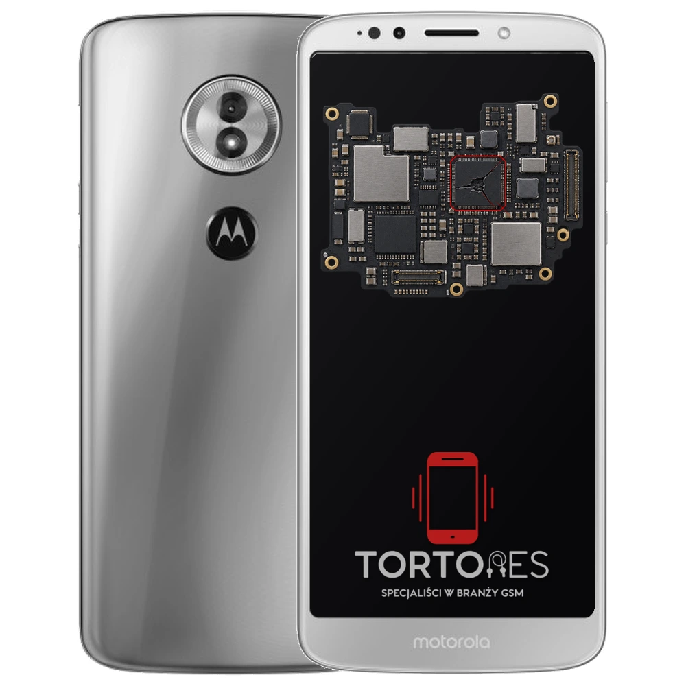 Motorola Moto G6 Play z ilustracją płyty głównej - naprawa płyty głównej