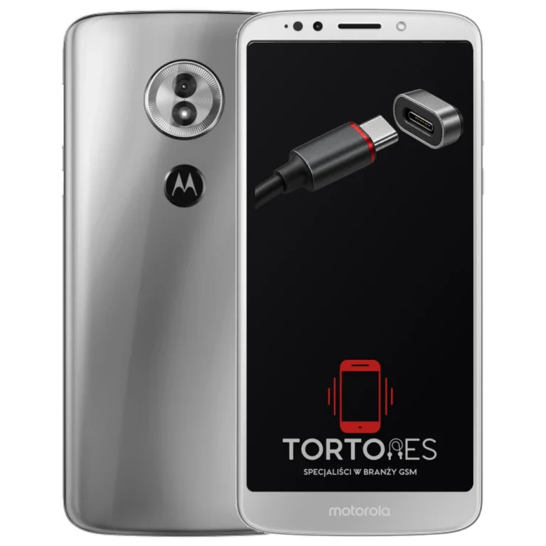 Motorola Moto G6 Play z ilustracją złącza ładowania - naprawa złącza ładowania