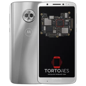Motorola Moto G6 Plus z ilustracją płyty głównej - naprawa płyty głównej