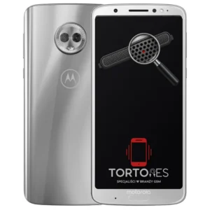 Motorola Moto G6 Plus z symbolem głośnika rozmów - wymiana głośnika rozmów