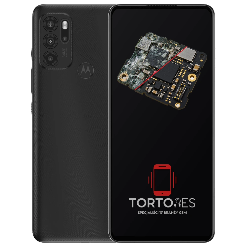 Motorola Moto G60s z ilustracją zalania - czyszczenie po zalaniu