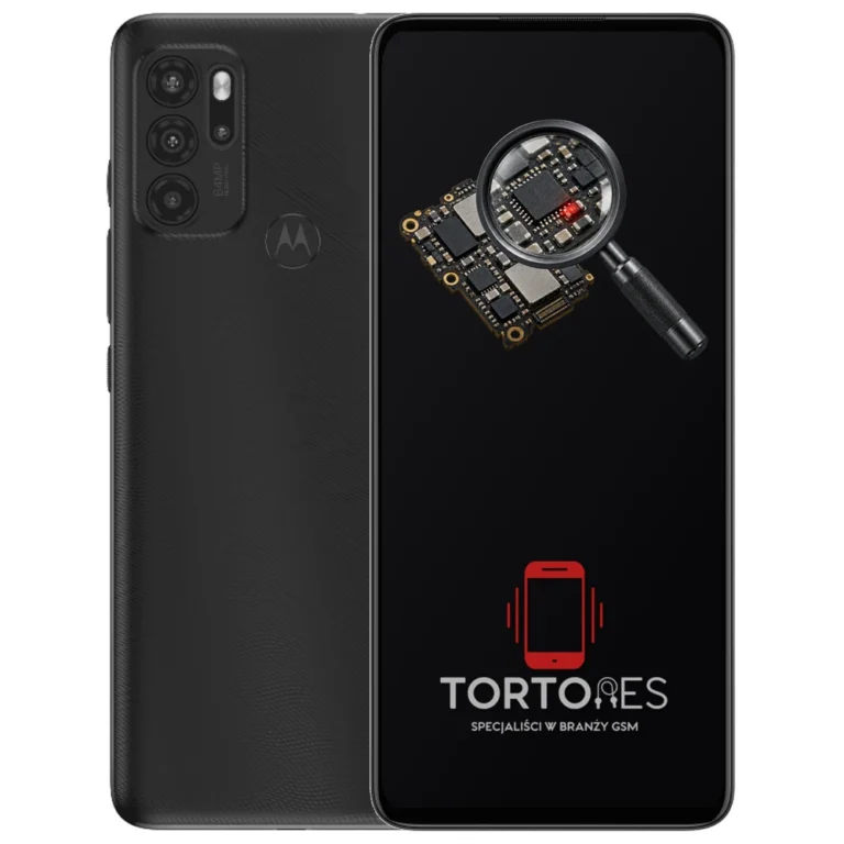 Motorola Moto G60s z symbolem diagnostyki - diagnoza telefonu