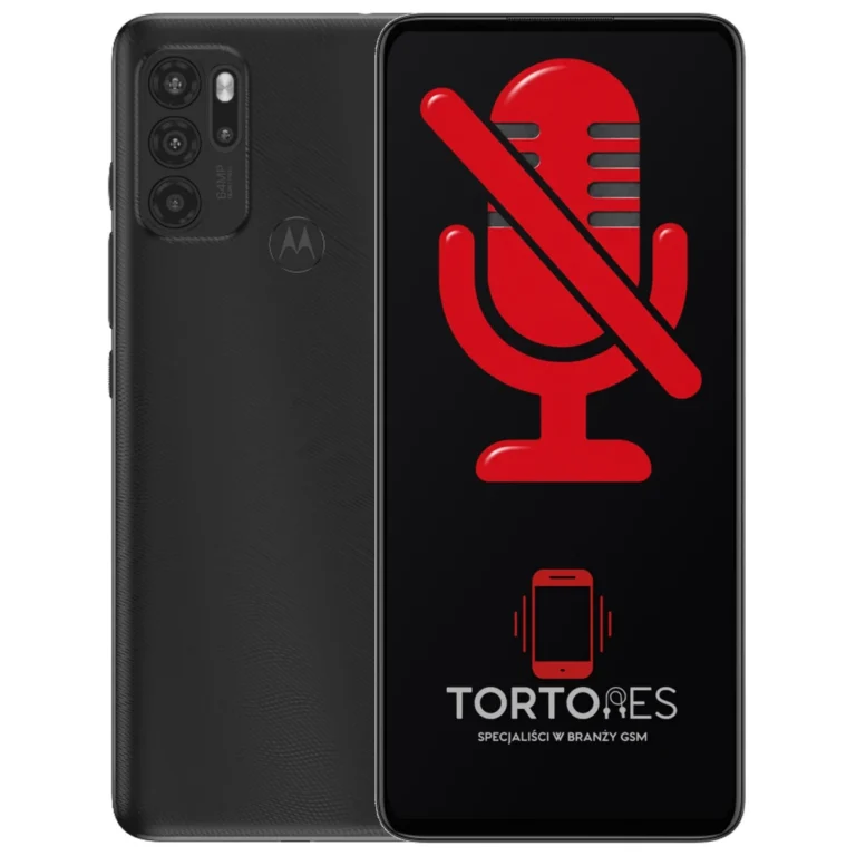Motorola Moto G60s z symbolem mikrofonu - naprawa mikrofonu