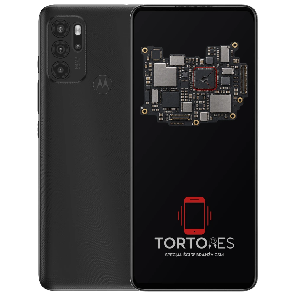 Motorola Moto G60s z ilustracją płyty głównej - naprawa płyty głównej