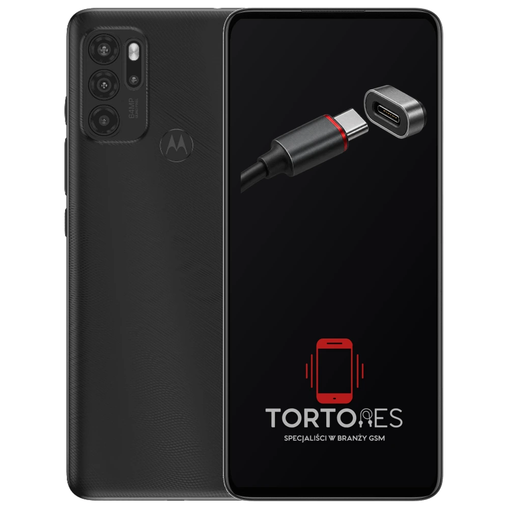 Motorola Moto G60s z ilustracją złącza ładowania - naprawa złącza ładowania