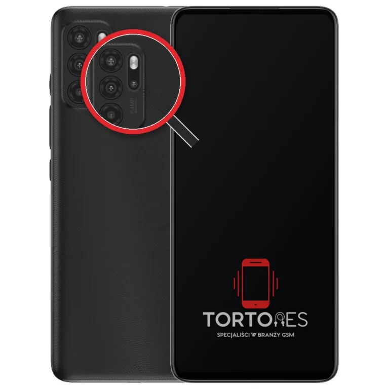 Motorola Moto G60s z lupą na tylnych aparatach - wymiana tylnej kamery
