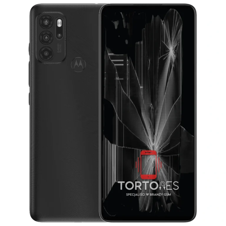 Motorola Moto G60s z ilustracją pękniętego wyświetlacza - wymiana zbitego wyświetlacza