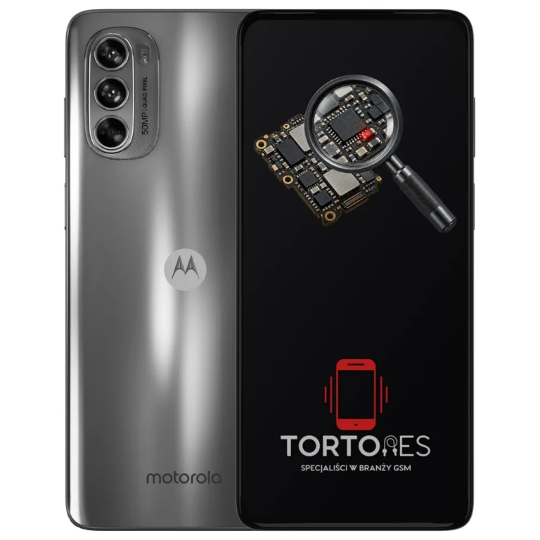 Motorola Moto G62 5G z symbolem diagnostyki - diagnoza telefonu