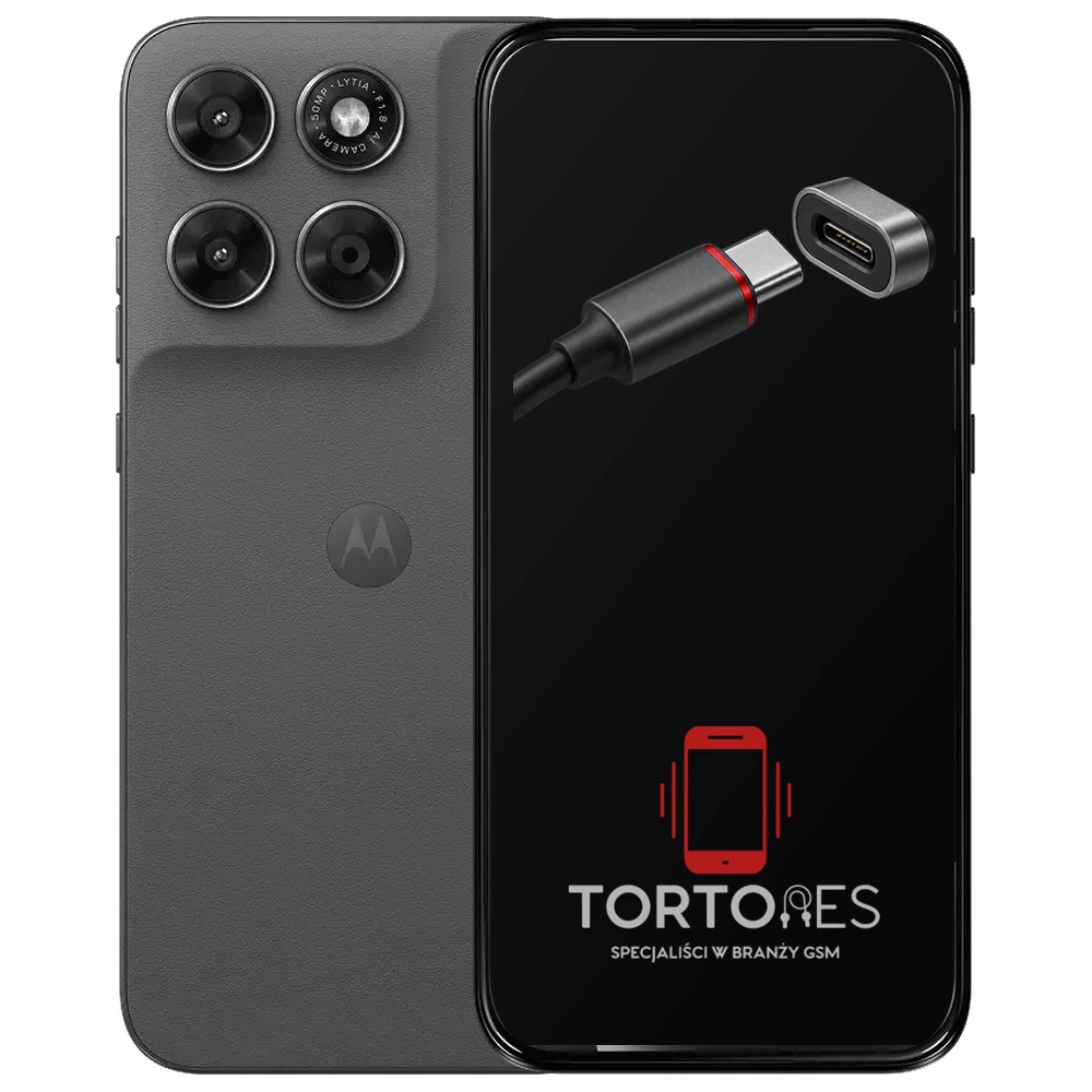 Motorola Moto G67 5G z ilustracją złącza ładowania - naprawa złącza ładowania