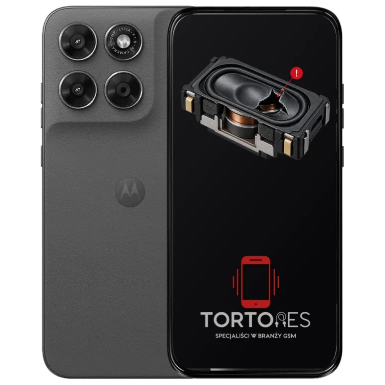 Motorola Moto G67 5G z symbolem głośnika multimedialnego - wymiana głośnika multimedialnego