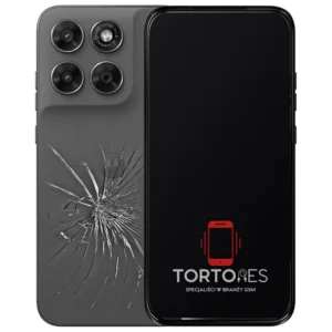 Motorola Moto G67 5G z ilustracją pękniętej tylnej klapki - wymiana zbitej klapki