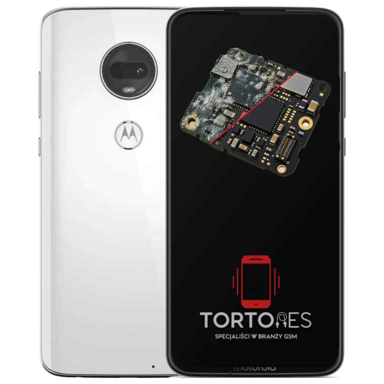 Motorola Moto G7 z ilustracją zalania - czyszczenie po zalaniu