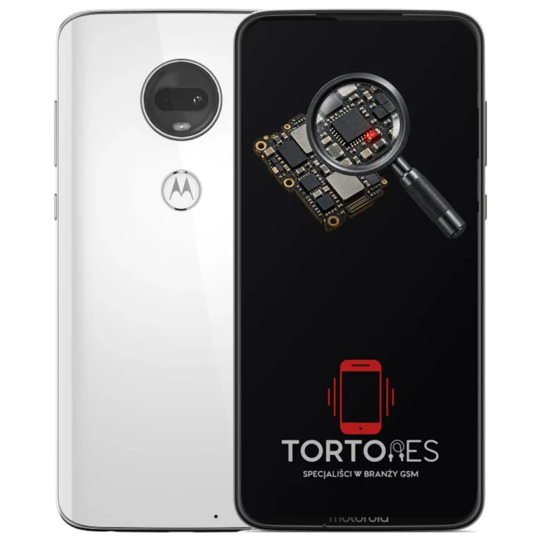 Motorola Moto G7 z symbolem diagnostyki - diagnoza telefonu