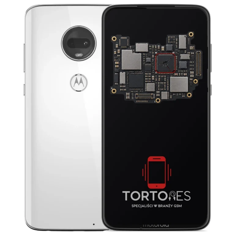 Motorola Moto G7 z ilustracją płyty głównej - naprawa płyty głównej