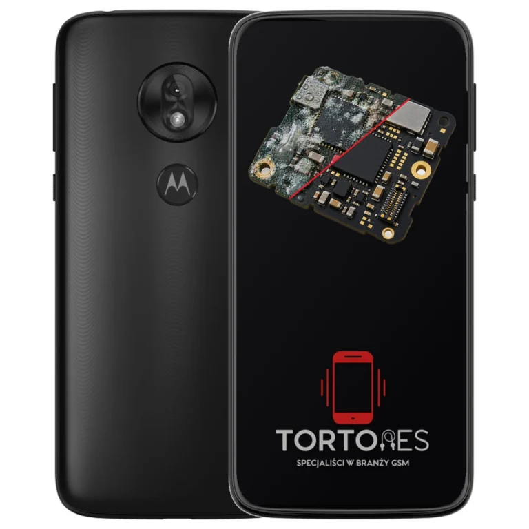 Motorola Moto G7 Play z ilustracją zalania - czyszczenie po zalaniu