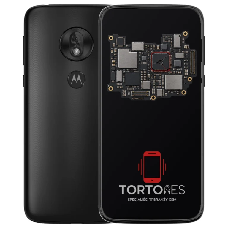 Motorola Moto G7 Play z ilustracją płyty głównej - naprawa płyty głównej