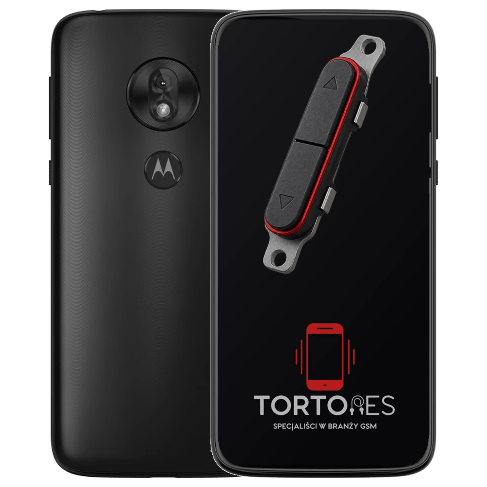 Motorola Moto G7 Play z symbolem przycisków - naprawa przycisków włączania i głośności