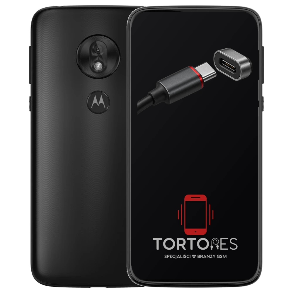 Motorola Moto G7 Play z ilustracją złącza ładowania - naprawa złącza ładowania