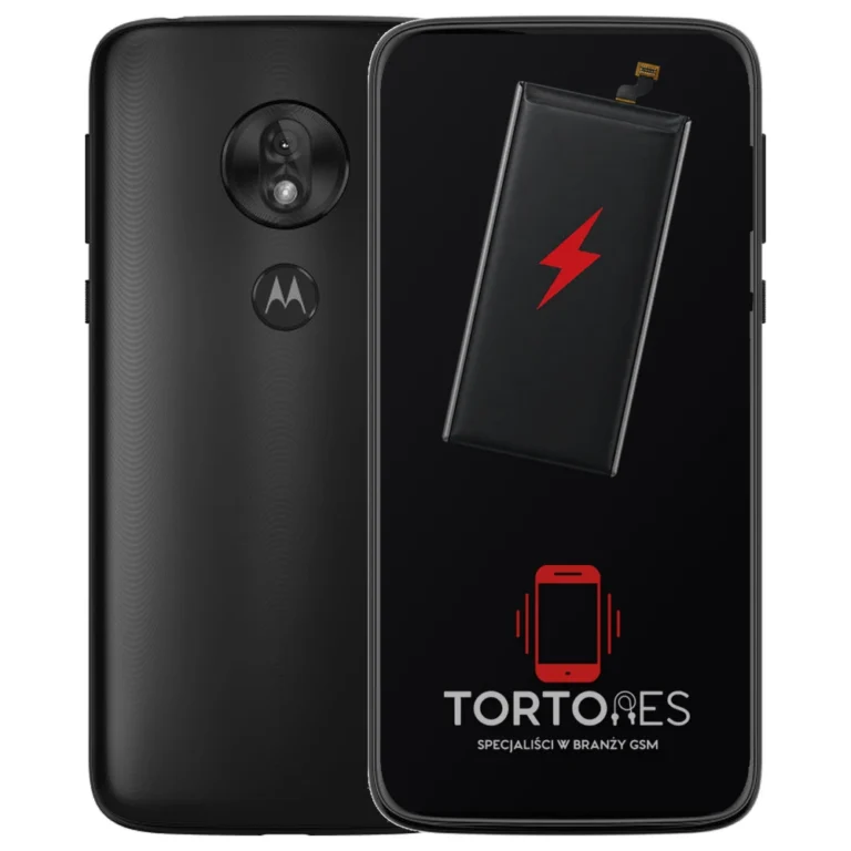 Motorola Moto G7 Play z ilustracją baterii - wymiana baterii