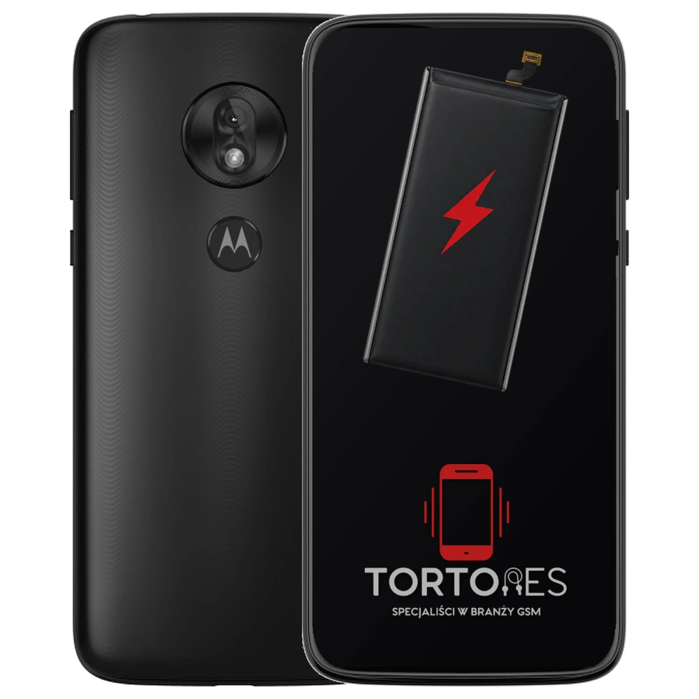 Motorola Moto G7 Play z ilustracją baterii - wymiana baterii
