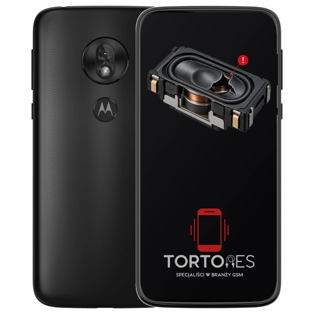 Motorola Moto G7 Play z symbolem głośnika multimedialnego - wymiana głośnika multimedialnego