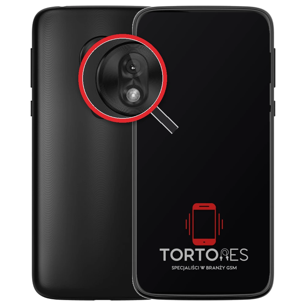 Motorola Moto G7 Play z lupą na tylnych aparatach - wymiana tylnej kamery