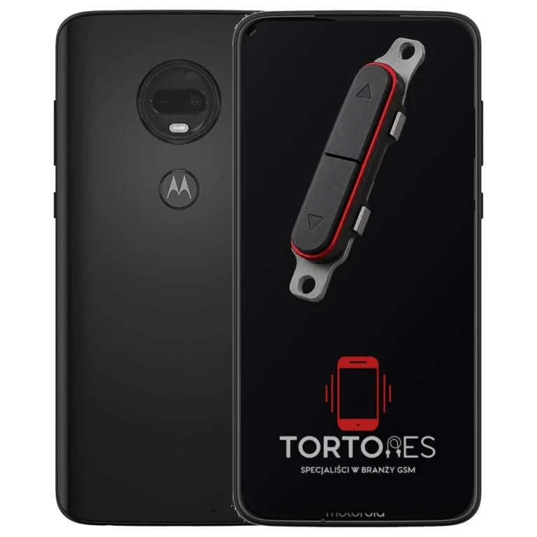 Motorola Moto G7 Plus z symbolem przycisków - naprawa przycisków włączania i głośności