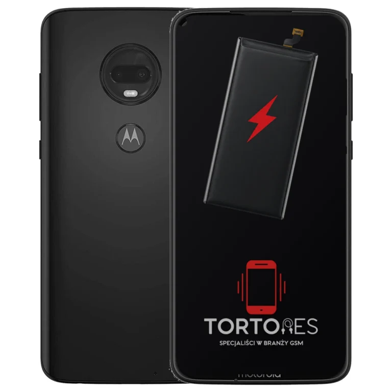 Motorola Moto G7 Plus z ilustracją baterii - wymiana baterii