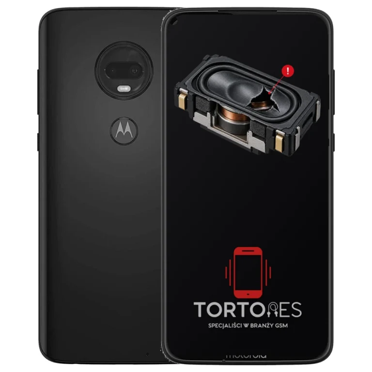 Motorola Moto G7 Plus z symbolem głośnika multimedialnego - wymiana głośnika multimedialnego