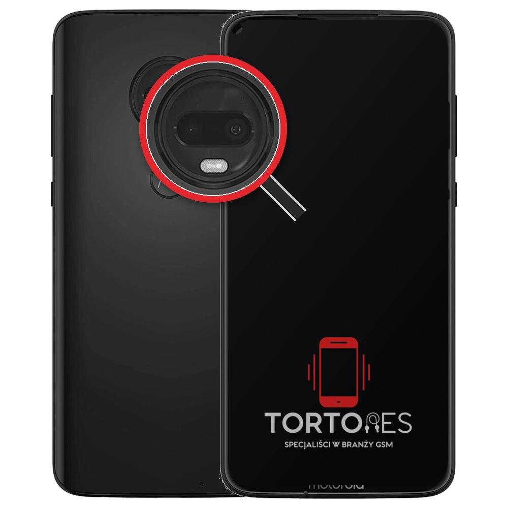 Motorola Moto G7 Plus z lupą na tylnych aparatach - wymiana tylnej kamery